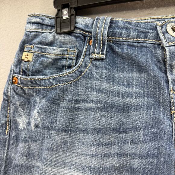 Big Star Jeans Women's 28R (6) Blue Straight Leg Low Rise Normcore Preppy - Picture 5 of 16